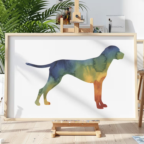 Hunde tiere v23 - hunde, schablone