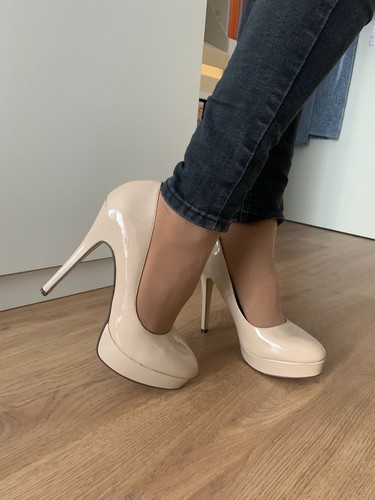 Justfab pumps damen - 39, beige