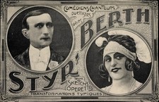 Ak Comediens Chanteurs Styr