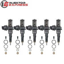 5x Bosch 0414720228 038130073N Pumpe Düse für VW California, Transporter 2.5 TDI