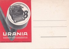 Werbung URANIA 8, Dresden Schreibmaschine, Clemens Müller Werbekarte um 1930