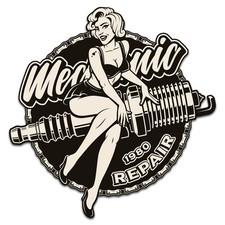 Retro Vintage Aufkleber Old