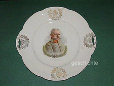 Patriotischer Teller, farbig