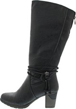 Rieker Damen Langschaftstiefel schwarz