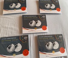 10 Euro Münzen „Luft bewegt“ 2019, 2020, 2021 komplett alle Prägestätten PP