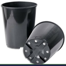 Pflanztopf H 7 L schwarz Ø 22