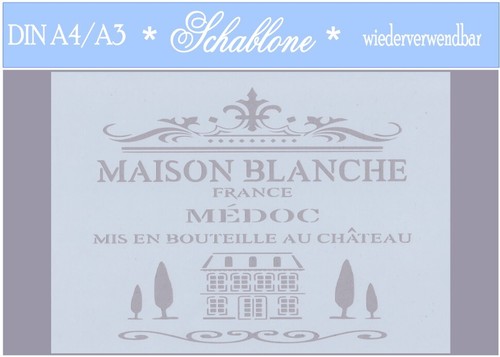 Schablone-Vintage-Shabby-A4-A3