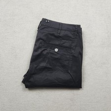 G-Star Damen Chino Hose Anzug W27 L32 Stoff Schwarz Slim Low Boyfriend Stretch