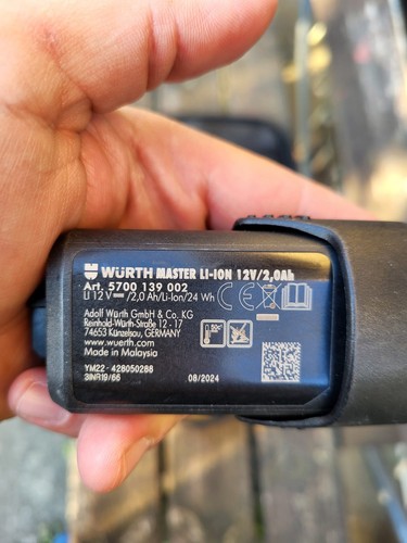 Würth master ion - würth, 12v