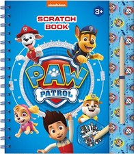PAW Patrol - Zeichenbuch - Kratzbuch - mit Sticker - basteln *NEU* - selten