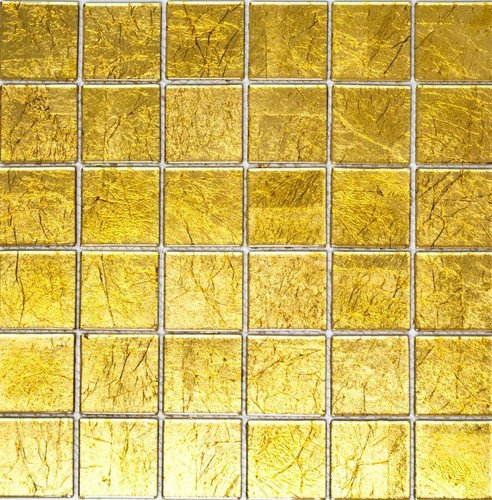 Gold mosaik glasmosaik - gold,