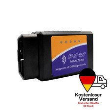 OBD II Stecker Bluetooth – OBD2 Scanner Diagnosegerät für iOS & Android - V2.1