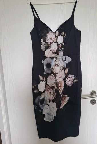 Asos kleid schwarz mehrfarbig - kleid,
