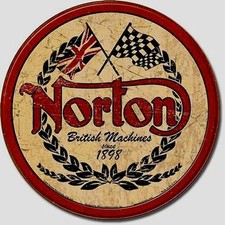 Norton Motorrad Schild 30 cm