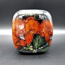 Vintage glasierte handbemalte