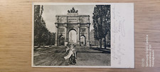 Postkarte München Siegestor Münchener Kindl gel_620