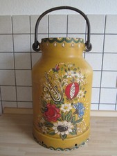 Aluminium Milchkanne 45 bemalt