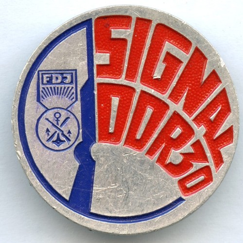 Ddr fdj abzeichen signal - abzeichen, "signal