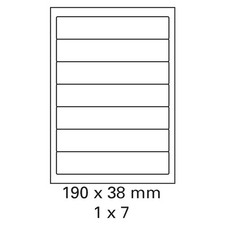 2000 Bogen Ordner Etiketten