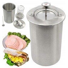 Schinkenmacher, Edelstahl-Fleischpresse Form für Schinken Druckschinkenkocher