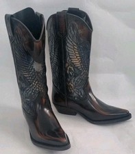Kentucky's Western Stiefel Cowboystiefel Damenstiefel Braun Leder Boots 38