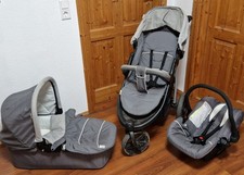 Hauck Reisesysteme Kinderwagen Buggy Viper SLX Trioset Inklusive Wanne Z