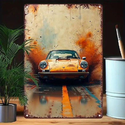 Blechschild porsche sportwagen - porsche,