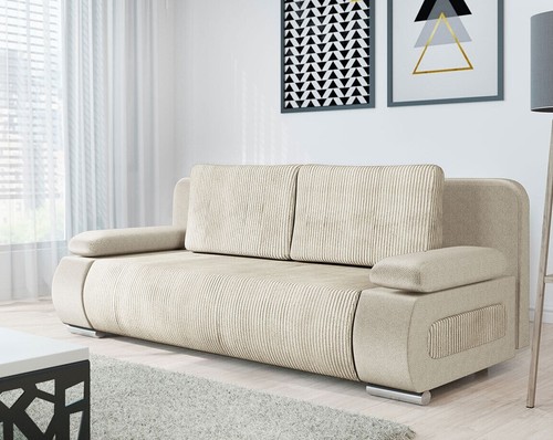 Sofa emma cord polstersofa mit - polstersofa,