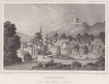 Hatzfeld Original Stahlstich Umbach 1849