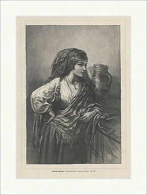 Spanische zigeunerin egron - spanische,