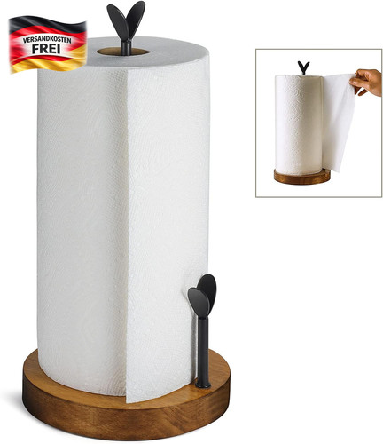 Küchenrollenhalter aus holz - aus,