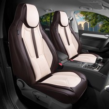 Smart fortwo 453 Bj ab 2014 kompatible Schonbezüge in Braun / Beige DS8