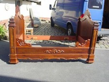 WD Altes Prunk Bett Nussbaum mit Kronen&Schnitzereien ein Original