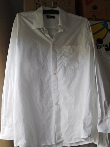 Herren hemd weiß - weiß, xl