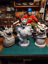 3  Glöckner Notre Dame  Gargoyle Gummifigur MATTEL Victor - Hugo - Laverne