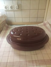 ovaler Bratentopf mit Deckel 