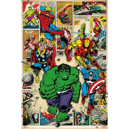 Poster marvel comics hulk - marvel,