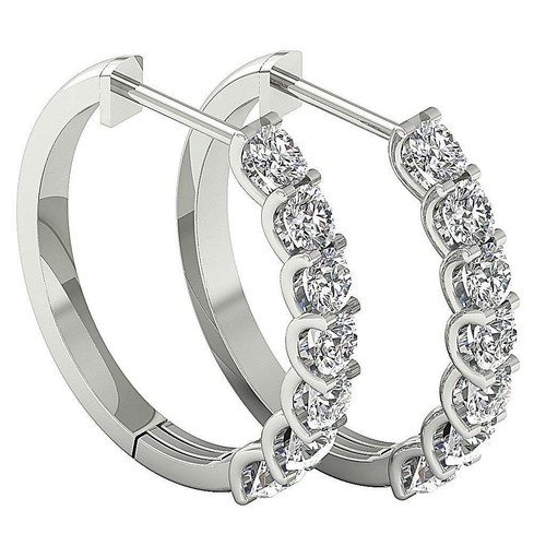 Creolen rundschliff diamant - creolen,