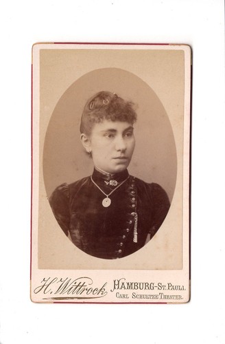 Cdv foto damenportrait - cdv,