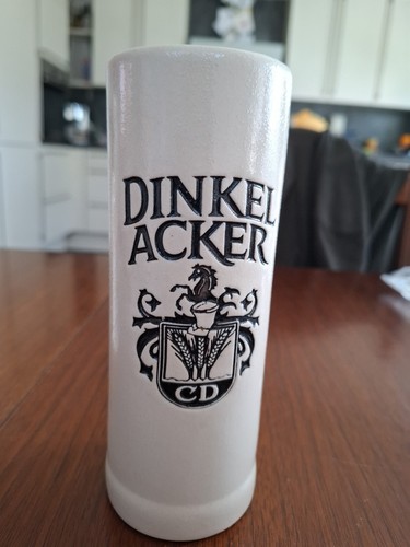 Bierkrug steingut dinkelacker - bierkrug,