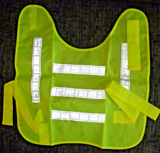 Hunde Sicherheitsweste reflectierende Hunde Warnweste gelb Umfang ca. 35 cm