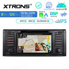 7" Für BMW E39 Autoradio 8G+128GB Android Octa Kern GPS Navi CarPlay DVD LTE 4G