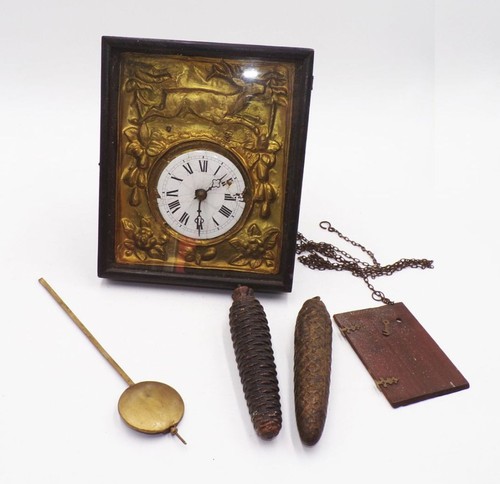 Alte rahmenuhr wanduhr - alte,
