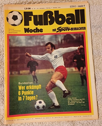 Fußball woche 40 - woche, vom