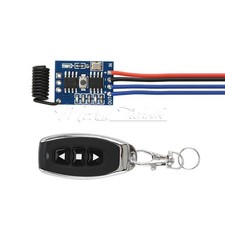 DC3-12V Wireless Remote Control Forward Reverse Speed Controller PWM Motor Drive