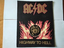 AC/DC MINI BACKPATCH Original 80er Vintage Aufnäher Patch Kutte 22,5x18cm Rock
