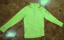 wNeu Crivit pro running Funktionsshirt Langarm Herren Gr.M 48 neon grün RV Refle