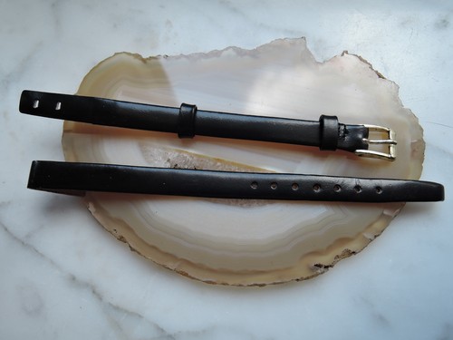 Leder uhrenarmband schwarz - uhrenarmband,
