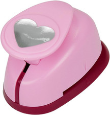 1791023 Stanzer M, Herz Motivstanzer, Kern: Metall, Pink, 7,5 x 5 x 5 cm