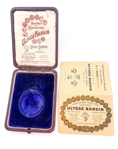 Ulysse nardin lederbox für - nardin,